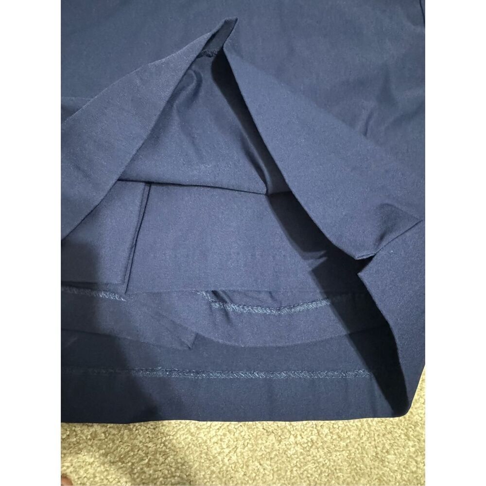 Kim Rogers Women's Skirt With Shorts Skort Size 14 With Tummy Control Navy Blue - Picture 8 of 9